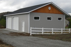 residential-garage-pole-Metal Storage Buildings