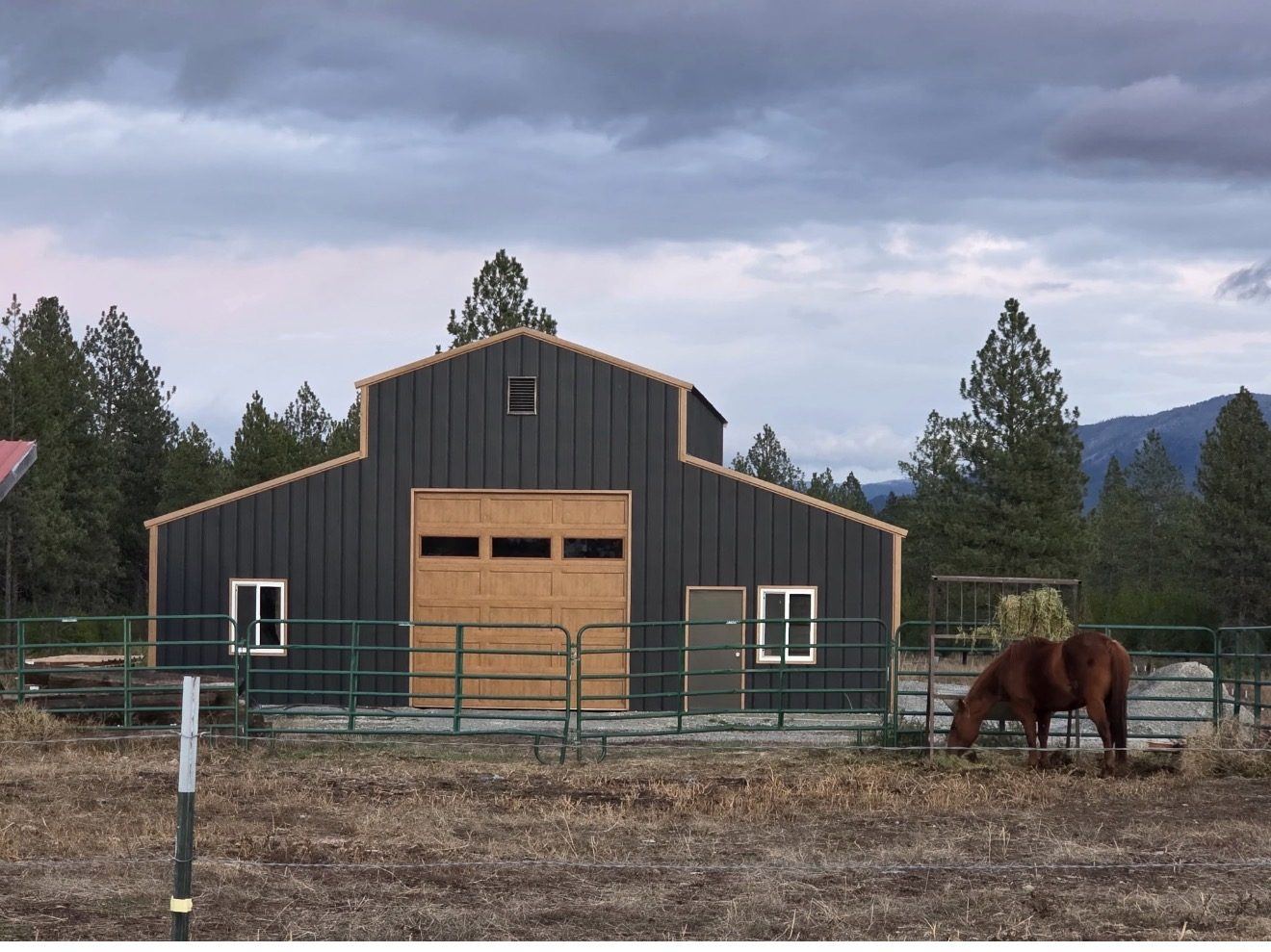 Gambrel-Roof Barn