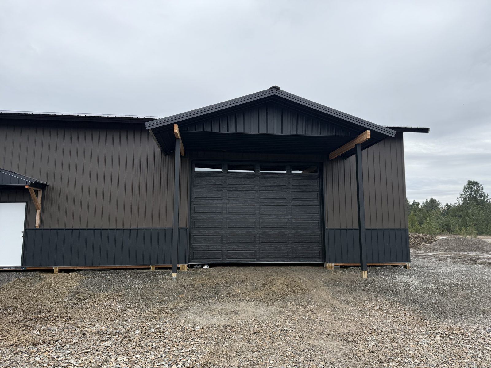 Post-frame shop in Cocolalla, Idaho