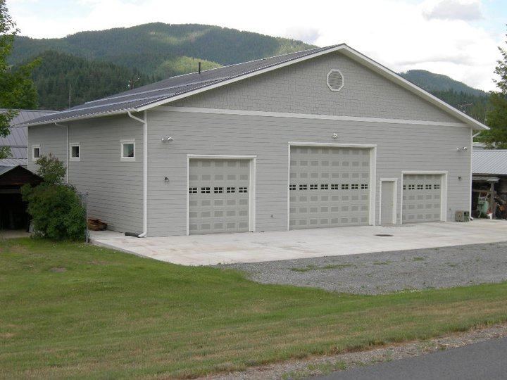 Large three-bay garage and shop