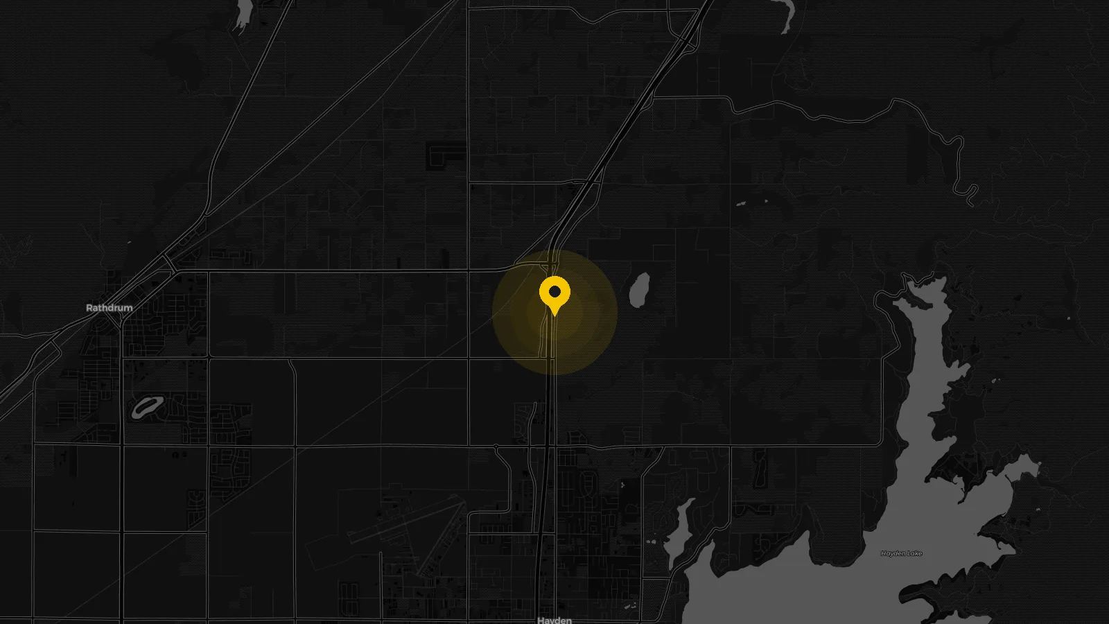 Map of CDA Structures in Hayden, Idaho