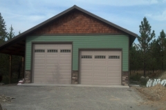 Metal Storage Buildings two car garage
